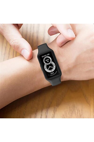 O Ozone Silicone Strap for Huawei Band 10 | Huawei Band 9 | 8 Watch Strap 360 Degree Protection, Breathable