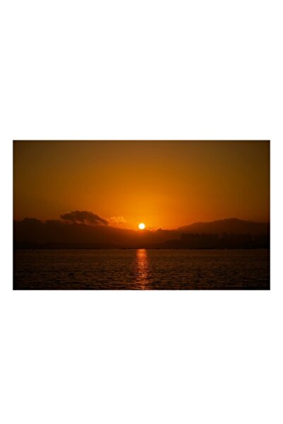 OEM Tablou Canvas, "Amurg peste orizontul linistit al marii"