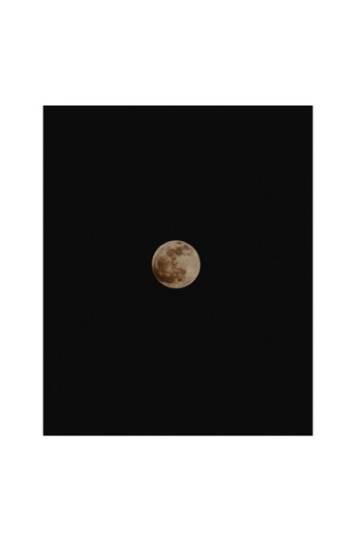 OEM Tablou Canvas, 'Luna plina in noaptea adanca', Mister, Lumina, Selena, Noapte, Cer, Serenitate, Mist