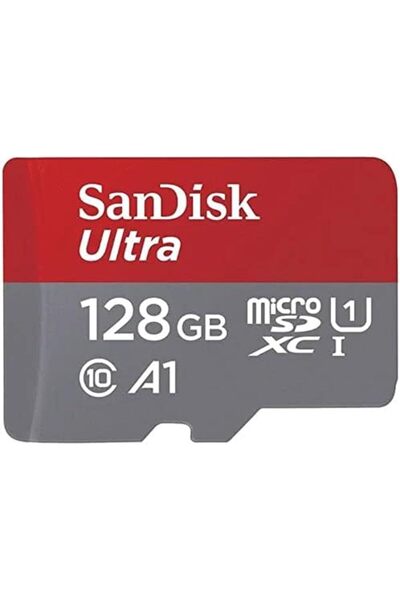 SanDisk بطاقة ذاكرة microSDXC UHS-I فائقة السرعة بسعة 128 جيجابايت، بسرعة 140 ميجابايت/ثانية، مع ضمان لمدة 10 سنوات، للهواتف الذكية