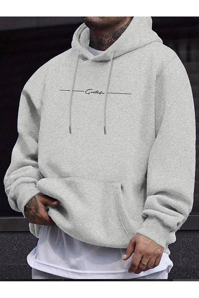 uyguntarz Signature Printed Oversize Sweatshirt