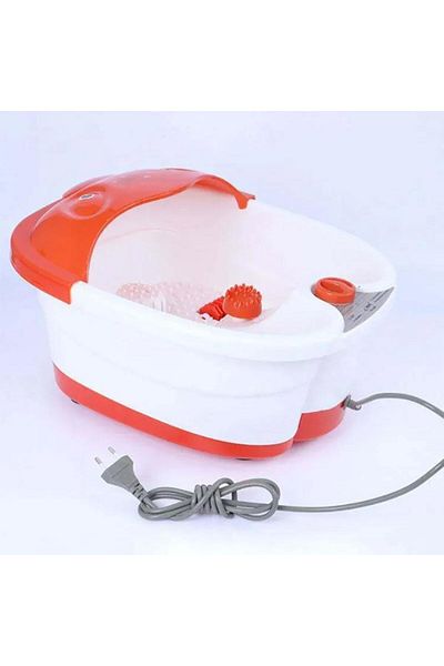 Tradeo Steam foot spa with 4 rollers—soothes tired feet, perfect for pedicures, relaxation, and foot care