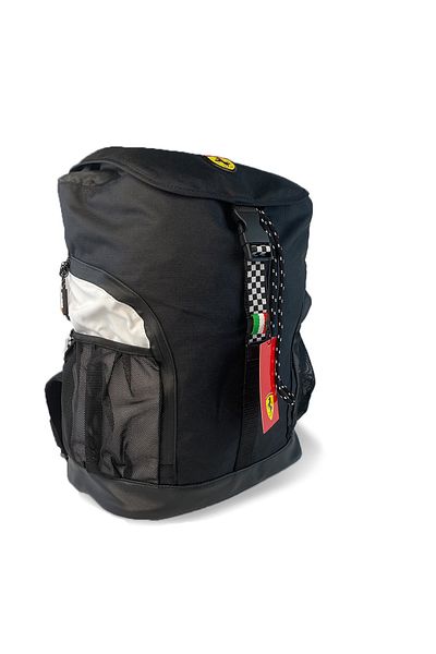 Ferrari Black school backpack 28 x 15.5 x 48 cm