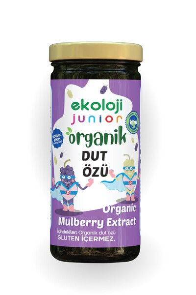 Ekoloji Junior Junior Organik Soğuk Sıkım Dut Özü 290 Gr