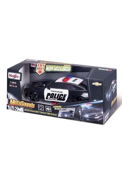 Maisto Motosounds Chevrolet Camaro SS Police 1:24 Sound and Light Car