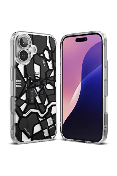 Royal Husă de protecție pentru iPhone 16 Plus, Safe, Y33, Lexgard, Harta Seulului Deep Dark