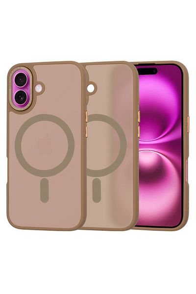 Royal Husă de protecție pentru iPhone 16 Plus, ROYAL, E64, Lexgard, Gresie Maro Deschis