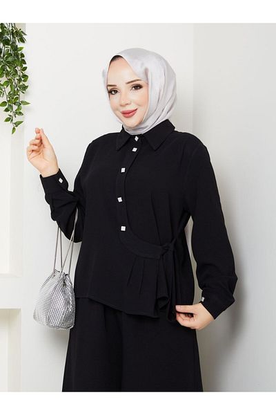 CLB COLLECTION Women's Wide Leg Pants Suit