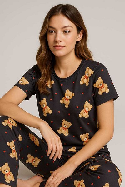 MODA Model Short Sleeve Pajama Set
