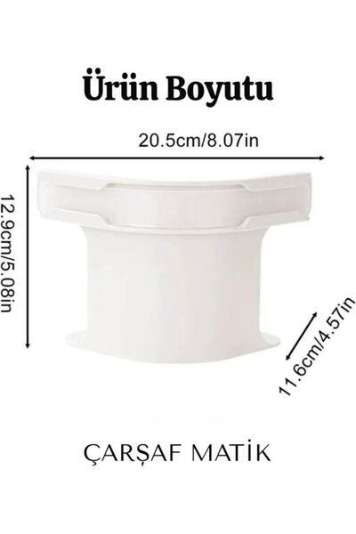 ALSİ HOME Çarşafmatik 4 Adet Çarşaf Düzenleyici Sabitleyici Görünmez Nevresim Çarşaf Kilidi Organizeri