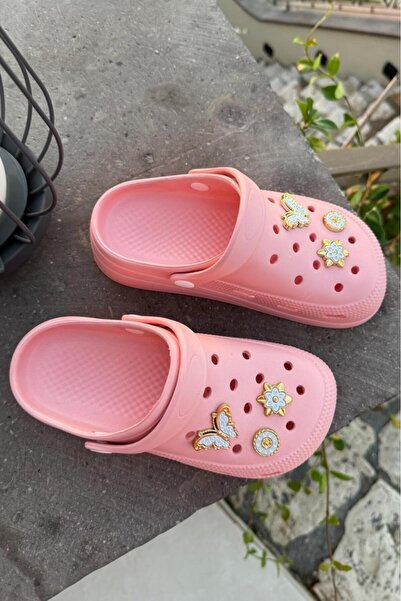 Melissa Boutique Women's Orthopedic Sole Stone Accessory Detailed High Scale Eva Nurse Doctor Slippers