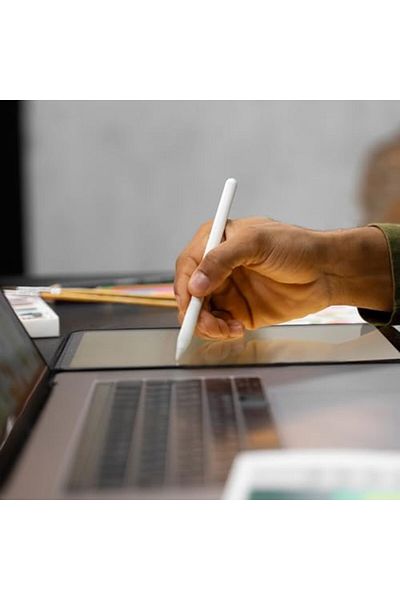 Adonit Stylus White Series, Magnetic Attachment & Charge, Tilt Sensitivity, Palm Rejection, Long Bat