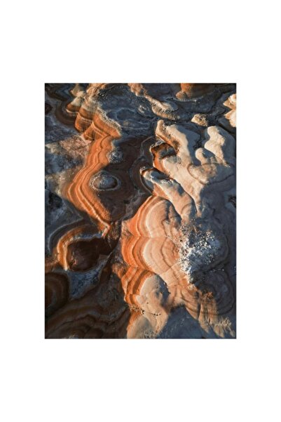 OEM Tablou pe pânză - „Dansul culorilor pe stâncile deșertului”, 70 x 100cm