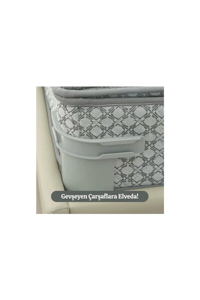 ALSİ HOME Çarşafmatik 4 Adet Çarşaf Düzenleyici Sabitleyici Görünmez Nevresim Çarşaf Kilidi Organizeri