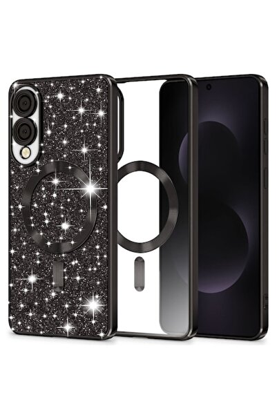 Royal Husa pentru Samsung Galaxy S25 Edge, D12, Poliuretan, Black