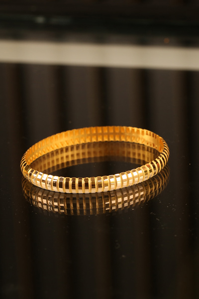 Çgk Çiğdem Gürel Kuyumculuk 22K Hediyelik Altın Kelepçe Bilezik