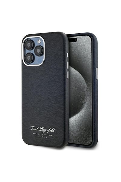 Royal Husa iPhone 15 Pro, D36, Piele ecologica, Negru
