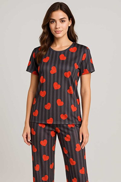 MODA Model Short Sleeve Pajama Set