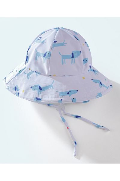 SAPS All Over Dogs Printed Swimming Cap - Purple