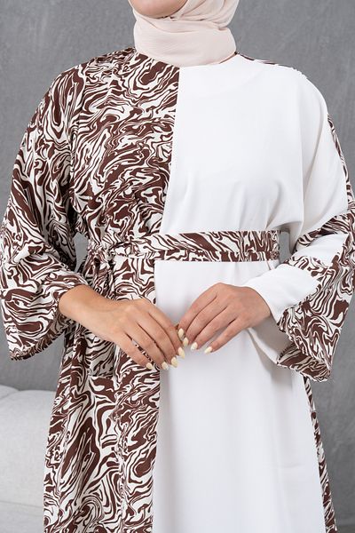 Fzd filizzade Patterned Garnished Casual Dress
