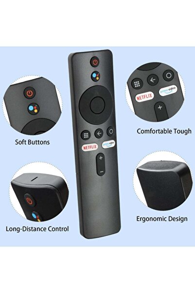 Generic جهاز تحكم عن بعد صوتي متوافق مع جهاز Xiaomi Mi TV Stick / Box S، 4S، ...