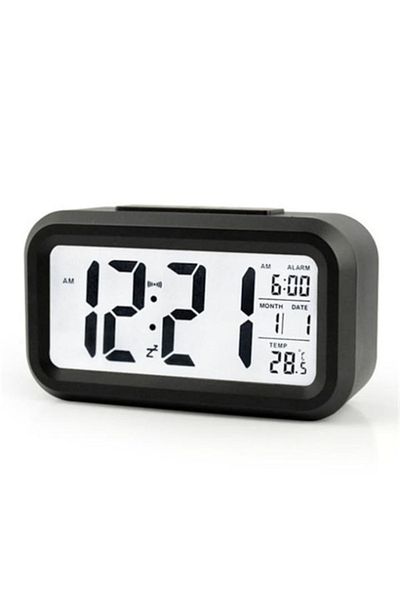 Evia Smart Light Clock with Digital Display and Ambient Light Sensor