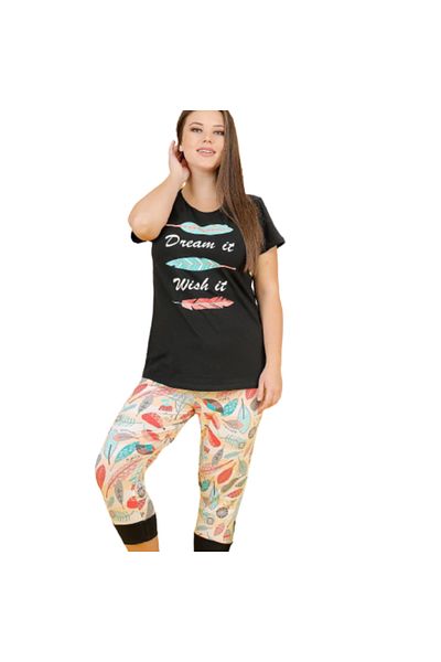 Generic Women's Bermuda Pajamas, Size Large - PJ 561