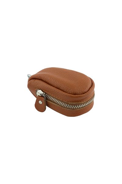 OEM Key holder, made of genuine leather, 11x5 cm, Brown - PR265