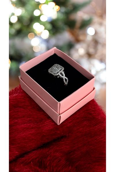 İNN JEWELLERY Steel Ring Tarnish-Free Adjustable Baguette Figured (2 Years Importer Guaranteed)
