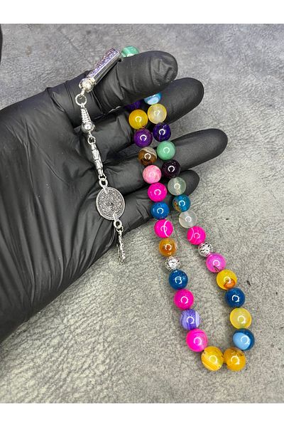 Mos Tespih Bonibon Agate Stone High End Natural Stone Tasbih