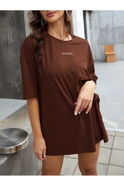 JANSO GROUP - Women's Cotton Tshirt Oversize Large Size Printed0100