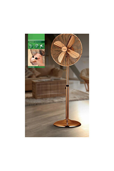 Home KFAN-7421 Salınım Fonksiyonlu Metal Kanatlı Stand Vantilatör