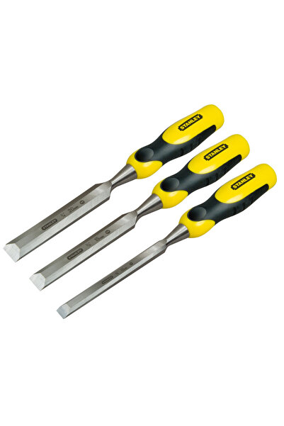 Stanley - Set de dălți pentru lemn Dynagrip™, format din 3 piese, 10/15/20 mm...