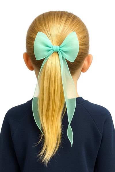 SeaBubbles Children's School Buckle with Bow Standard Green