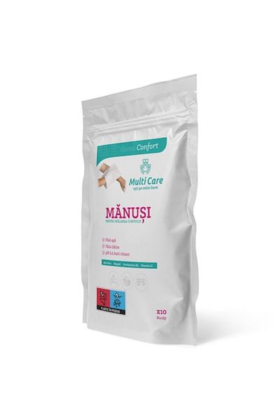 SELF CARE MEDICAL Manusi pentru spalarea corpului Multi Care Confort x 10 bucati