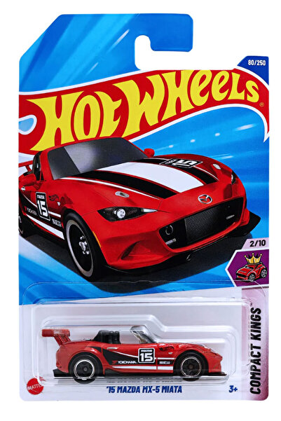 HOT WHEELS 15 Mazda MX-5 Miata HW Tekli Araba Kolleksiyon Serisi 1:64
