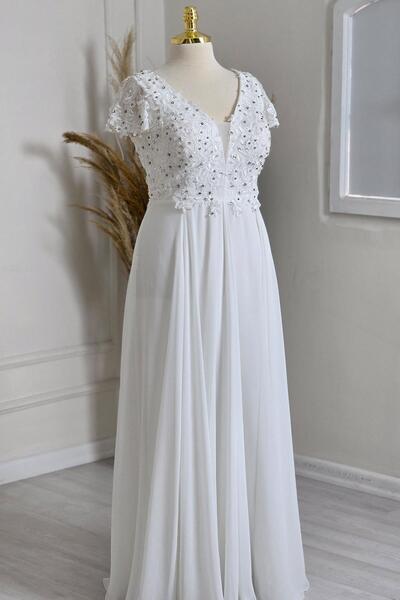 Yonca Moda Evi Krem 2800 B.BEDEN ABİYE