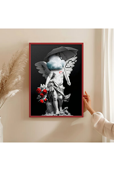 HOMEPACK Wooden Frame Painting Framed Poster Art Wall Decor Tk/1509