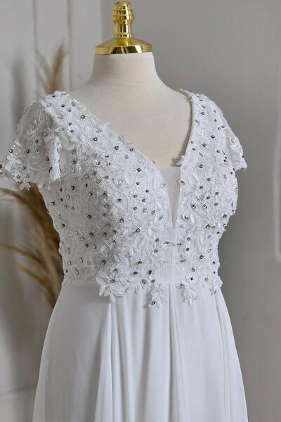 Yonca Moda Evi Krem 2800 B.BEDEN ABİYE