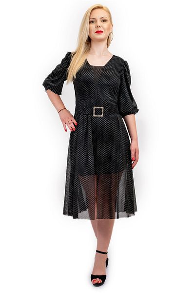 OEM Rochie de mireasă neagră elegantă Ethel - L(40)