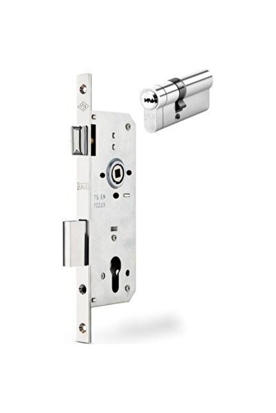Kale Kilit Kale 152-R Cylinder Mortise Lock 40 mm Nickel