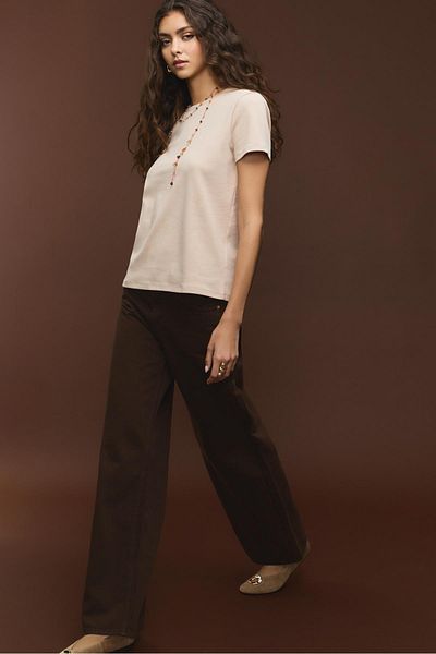 Stradivarius Basic regular soft-touch T-shirt