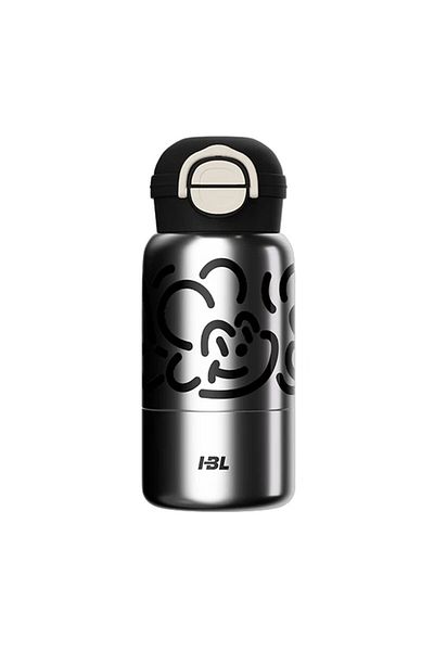 2DAYFIND Termos din oțel inoxidabil pentru copii, 520 ml, Z63, gri
