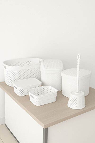 Pureduo Katre Çeyiz Seti 6 Parça Banyo Seti