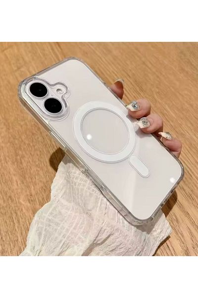 Ithink iPhone 16 Compatible Magsafe Featured Hard Transparent Case