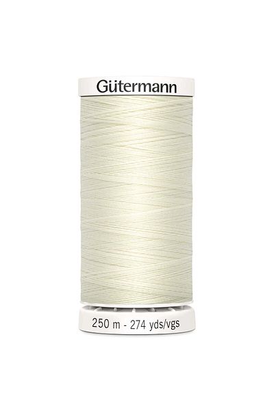 BALIM ÖRGÜ EVİ Güterman 1 Ecru Sewing Thread 250 m 100% Polyester