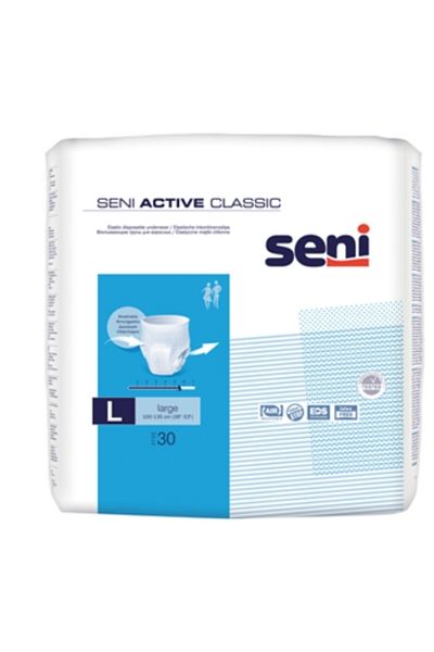 Seni Active Classic Adult Diapers L 30 pieces