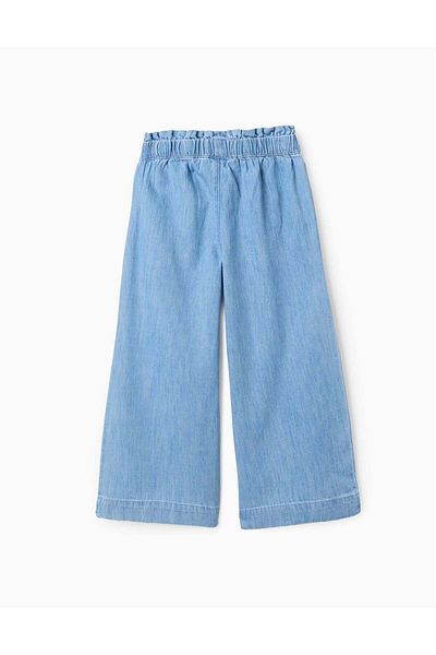 Ziddy Light Jeans Wide Leg for Girls, Blue