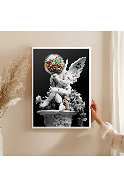 HOMEPACK Wooden Frame Painting Framed Poster Art Wall Decor Tk/1510