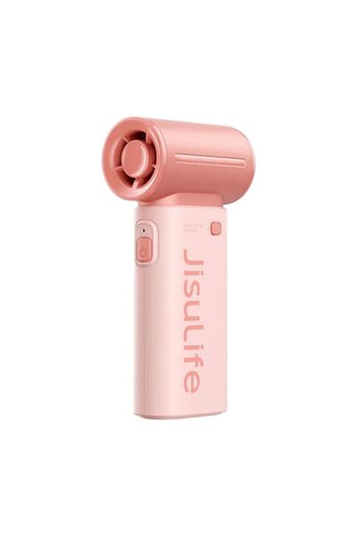 2DAYFIND Portable Fan 3600mAh with Digital Display, W83, Silicone, Pink